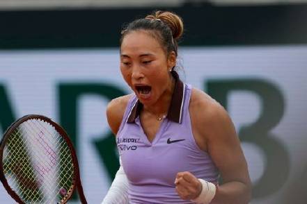 6-2、6-3,郑钦文2-0横扫晋级冲冠,法国网球公开赛夺得2连胜